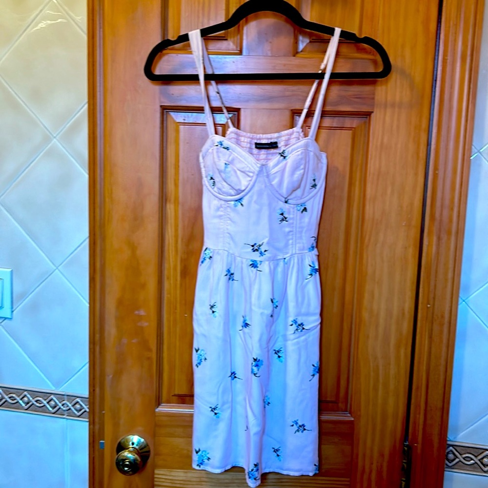 Abercrombie XS Light Pink Sundress w/Adjustable Straps- Excellent Condition
